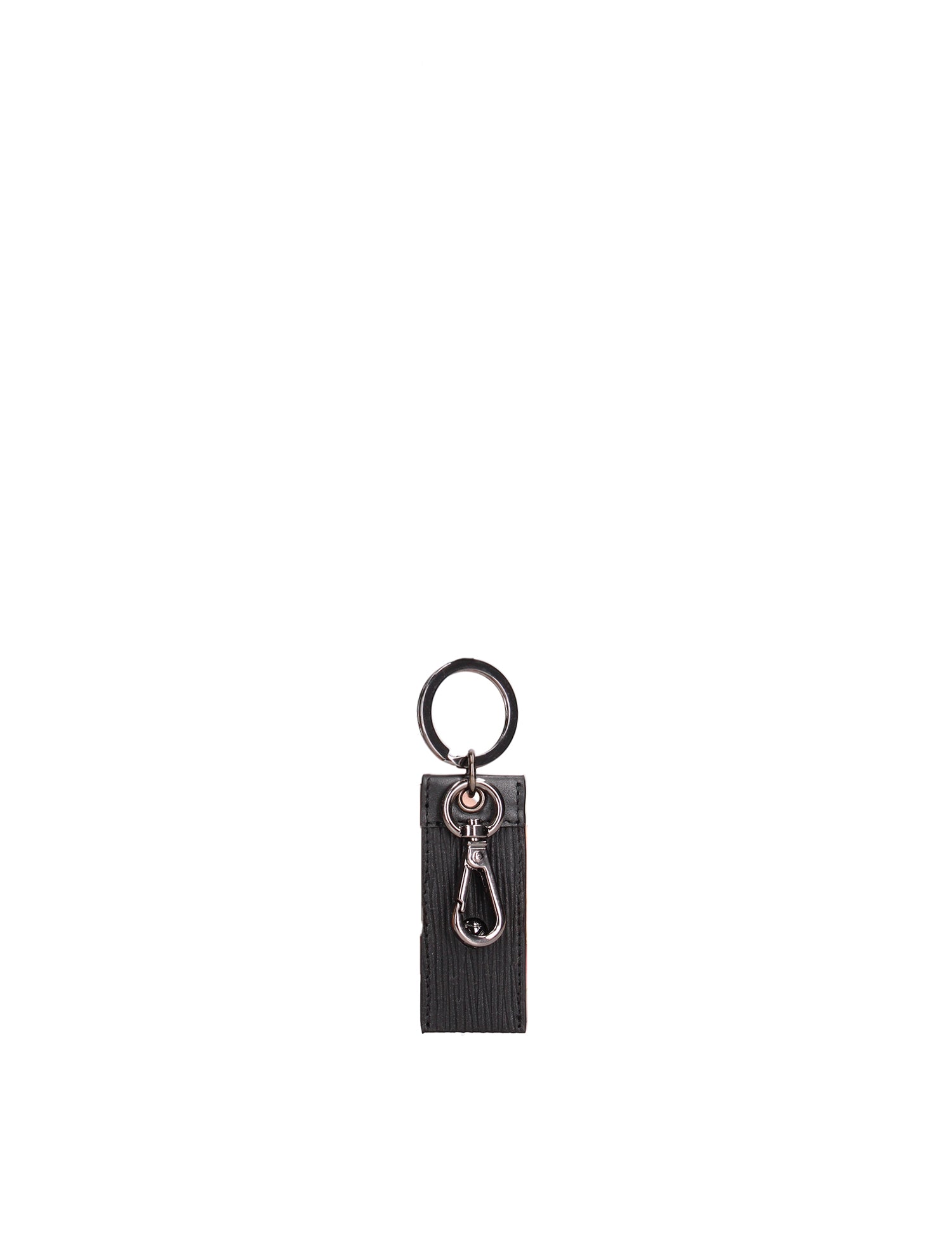 Portachiavi in Vera Pelle Nero