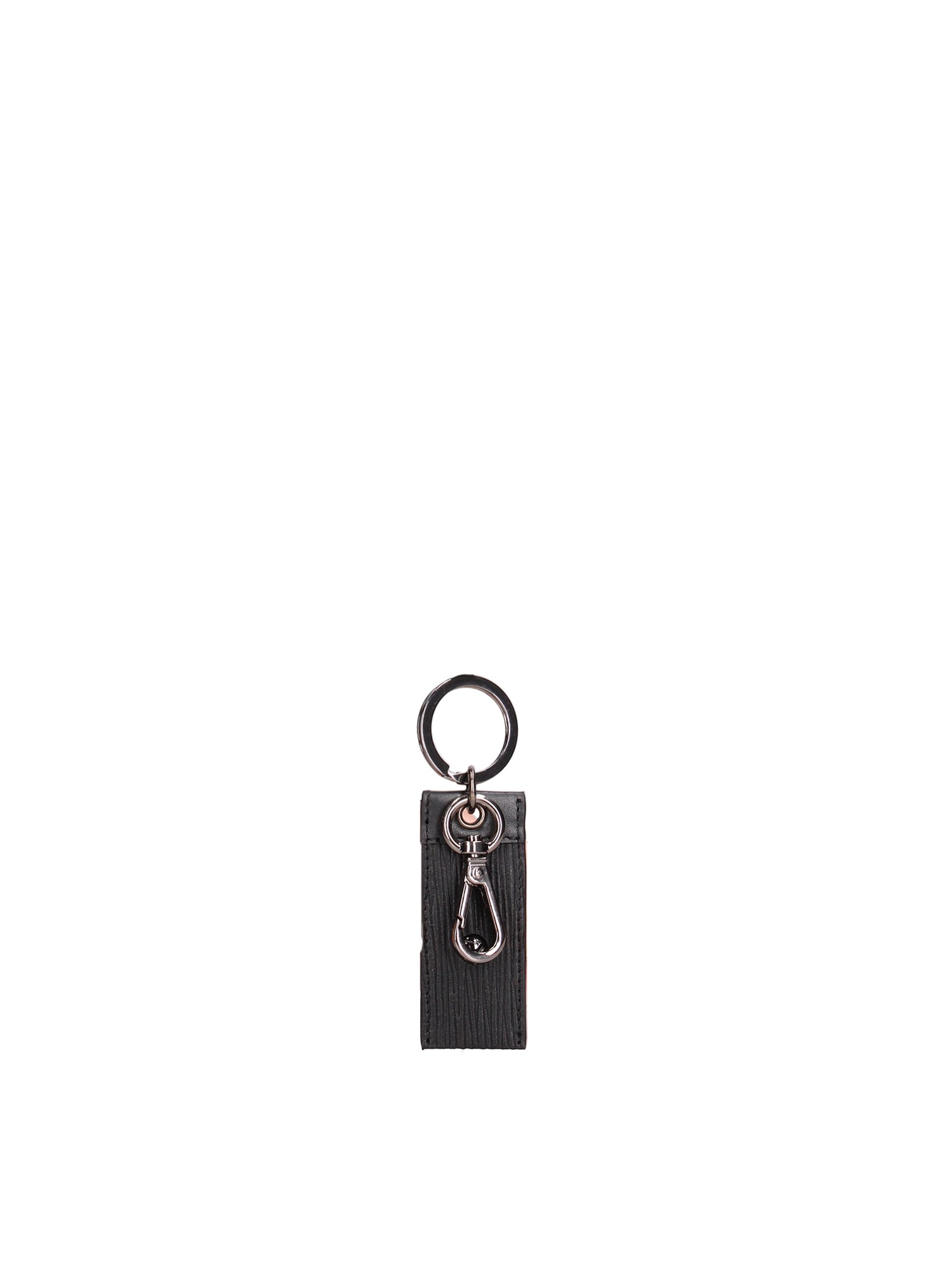 Portachiavi in Vera Pelle Nero