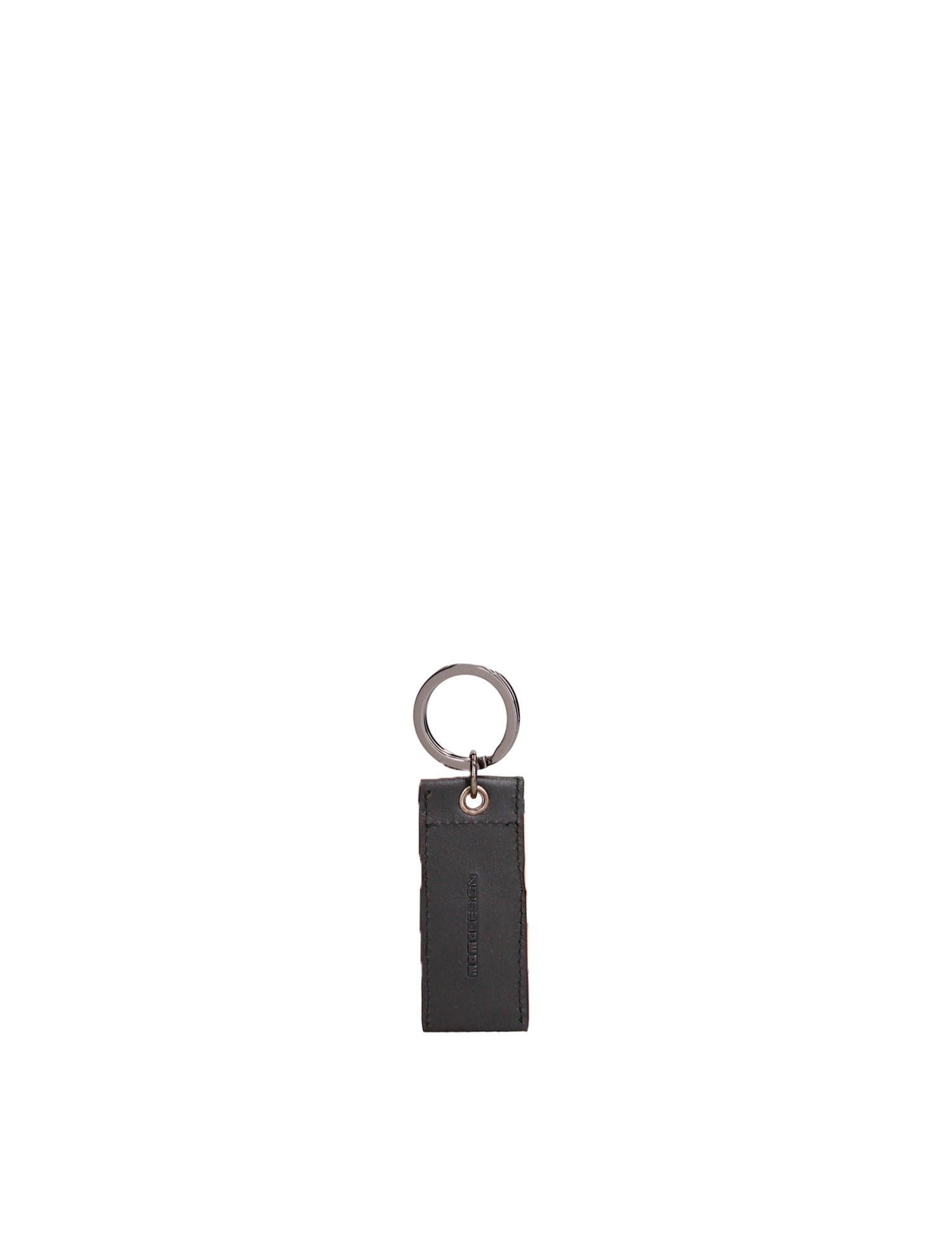 Portachiavi in Vera Pelle Nero