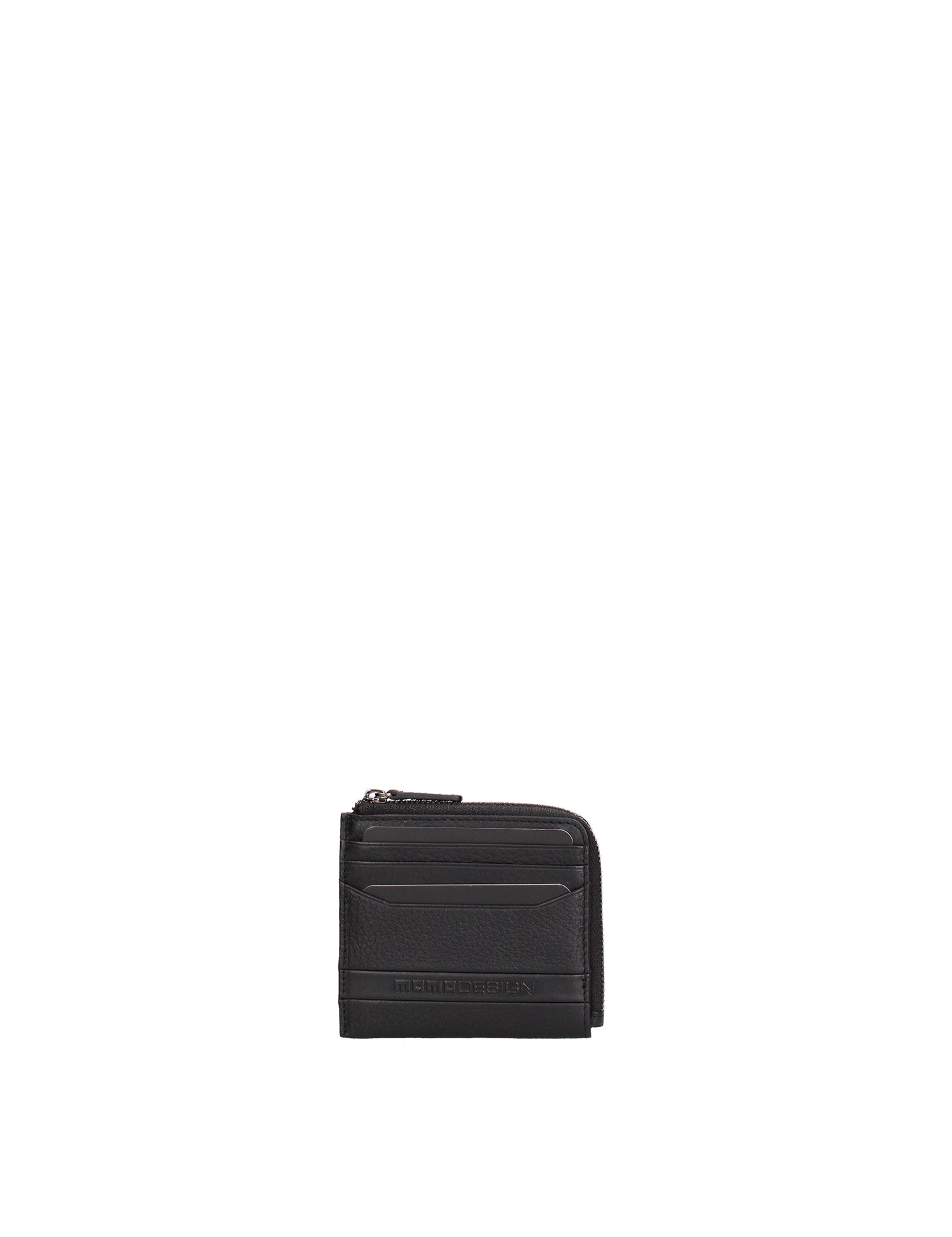 Porta Carte in Vera Pelle Nero
