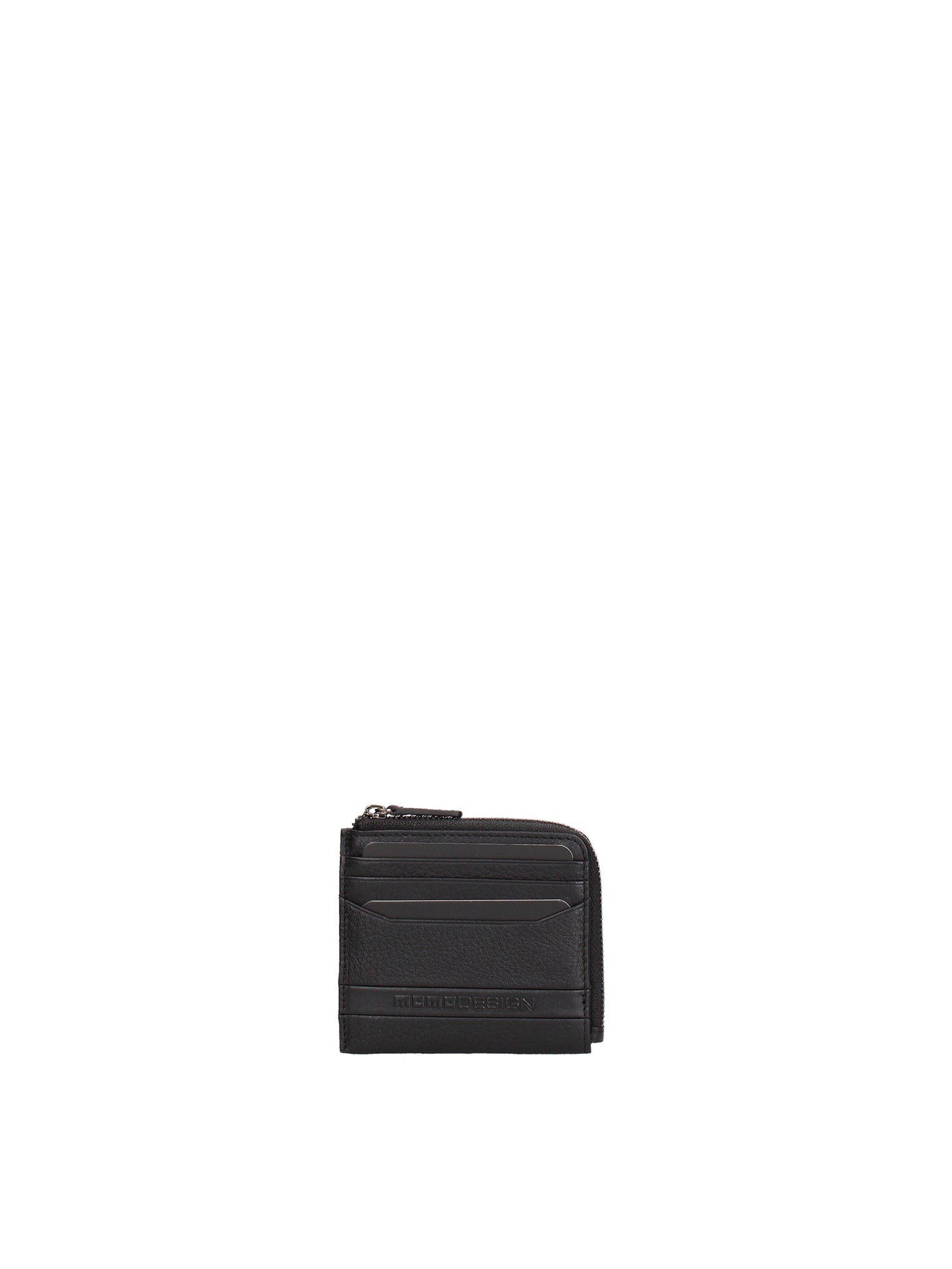 Porta Carte in Vera Pelle Nero