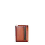 Portafoglio in Vera Pelle Cognac
