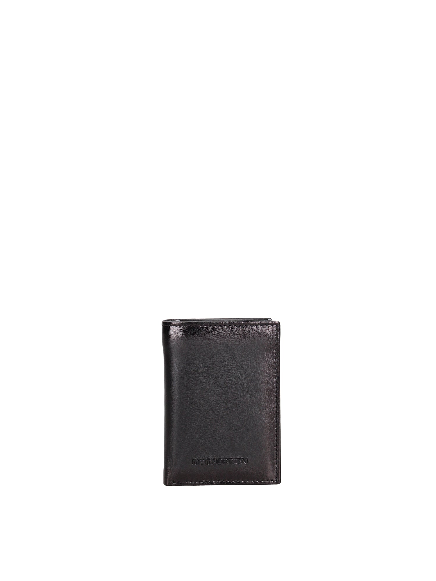 Portafoglio in Vera Pelle Nero