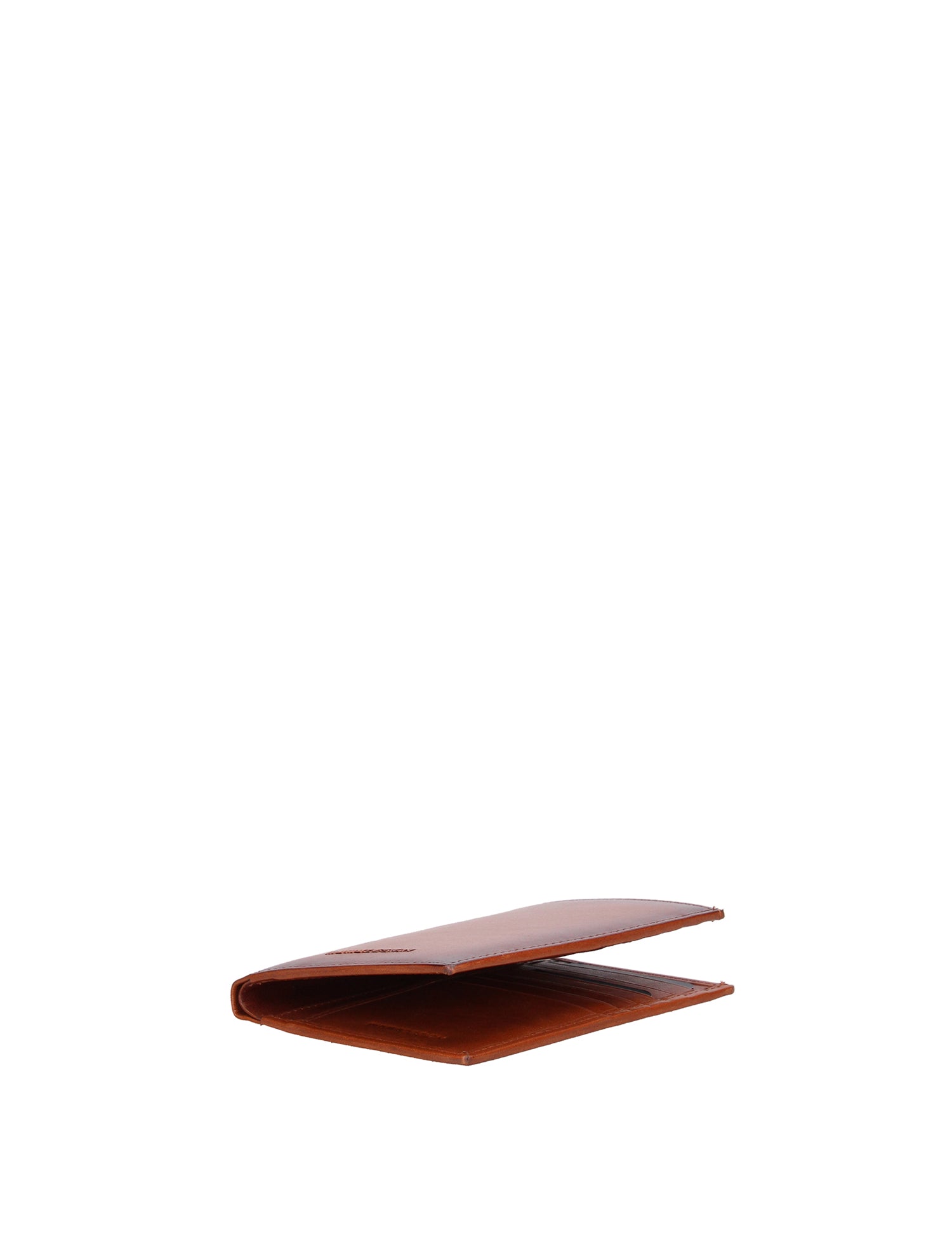 Portafoglio in Vera Pelle Cognac