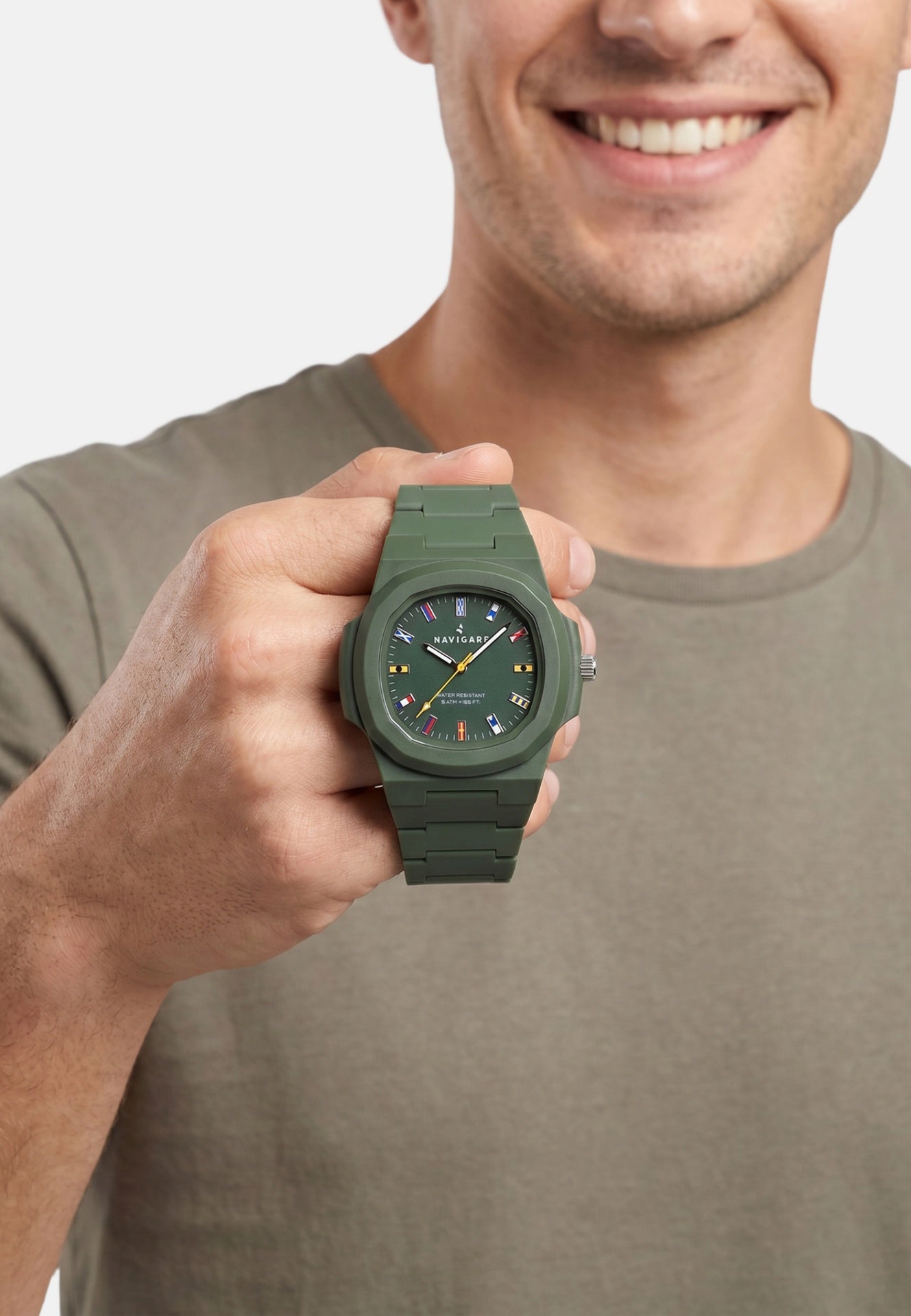 Orologio in 100% Metal Verde