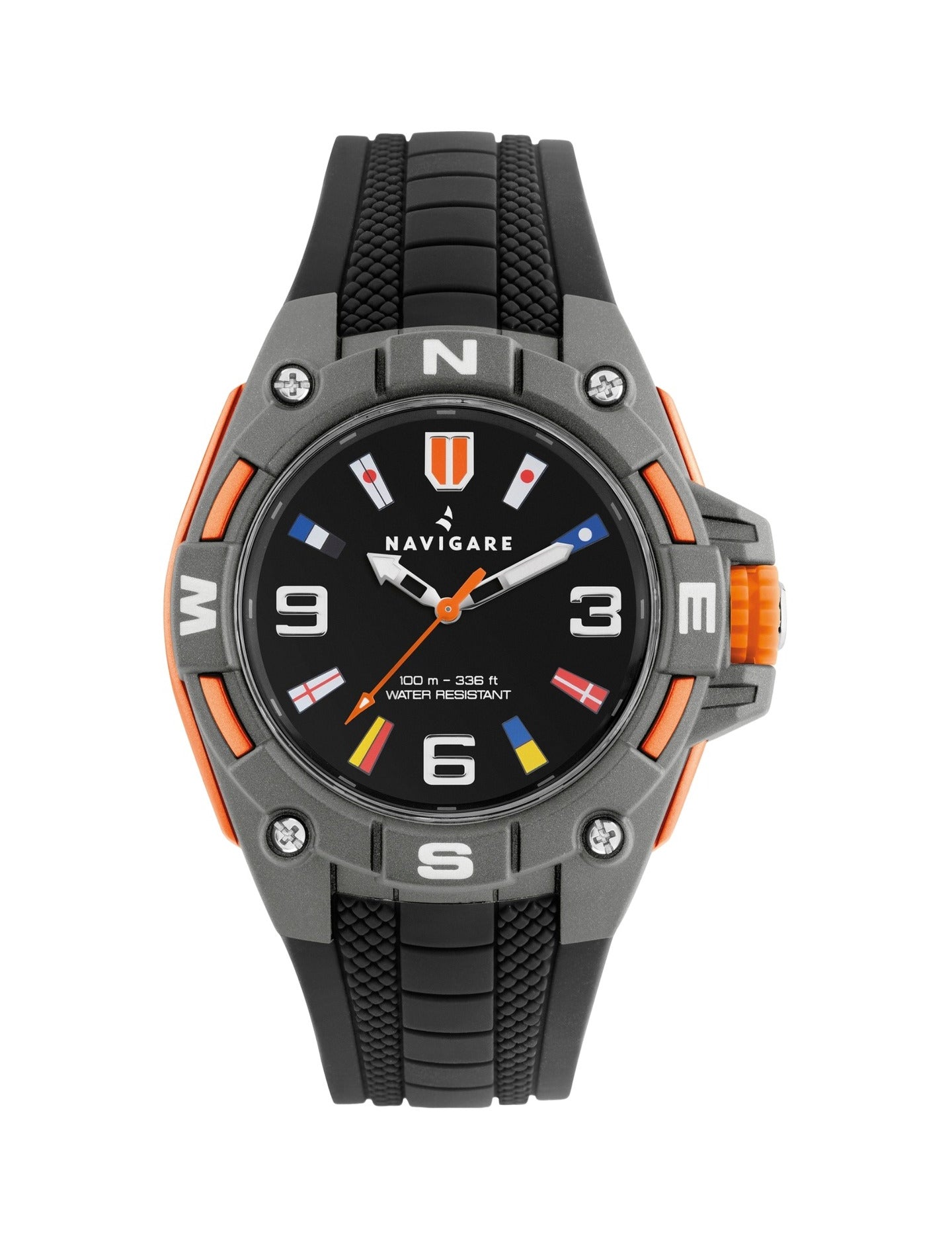 Orologio in Rubber Nero