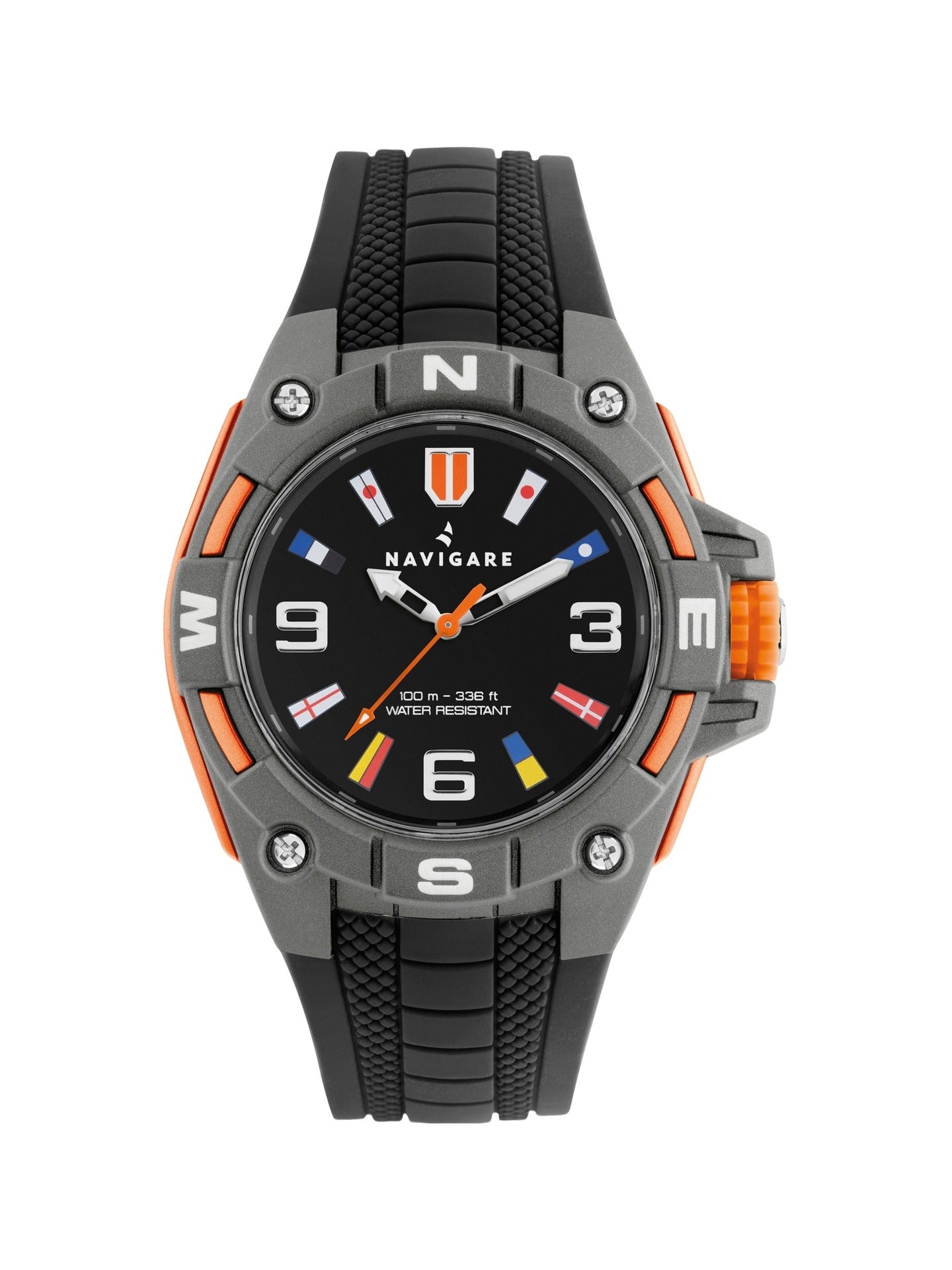 Orologio in Rubber Nero