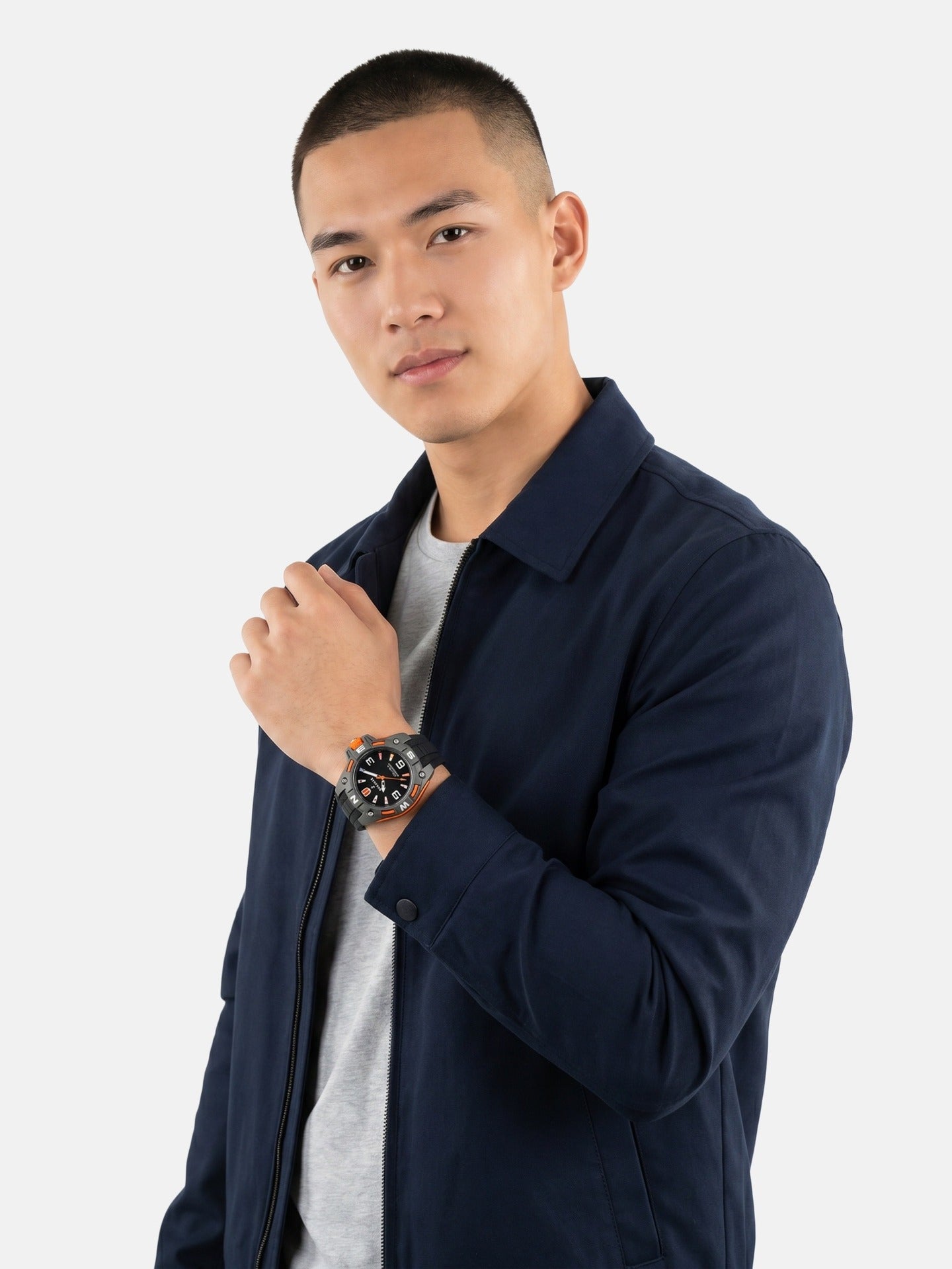 Orologio in Rubber Nero