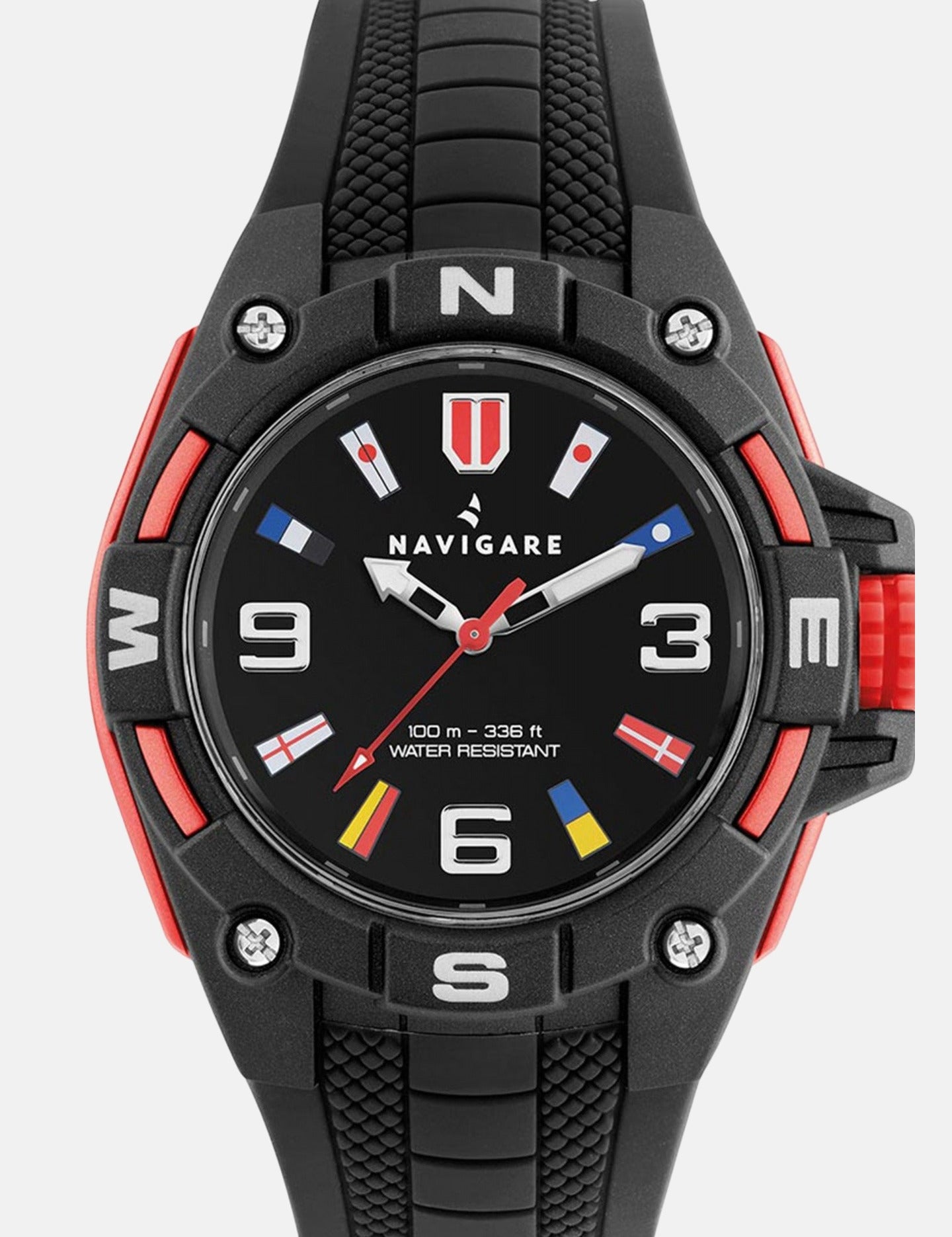 Orologio in Rubber Nero