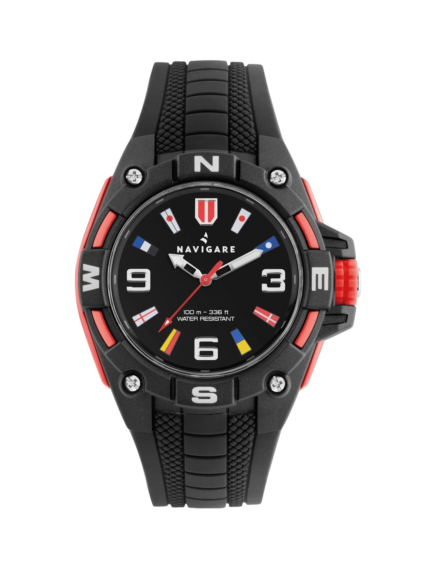 Orologio in Rubber Nero