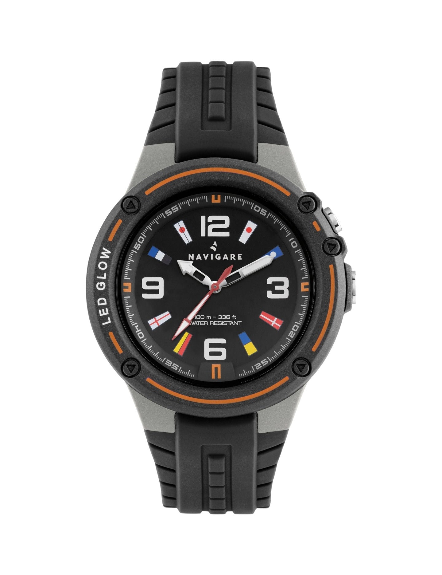 Orologio in Rubber Nero