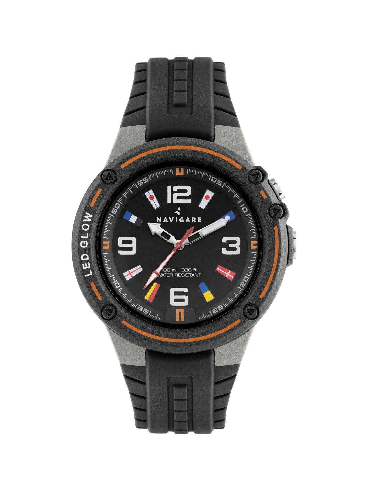 Orologio in Rubber Nero