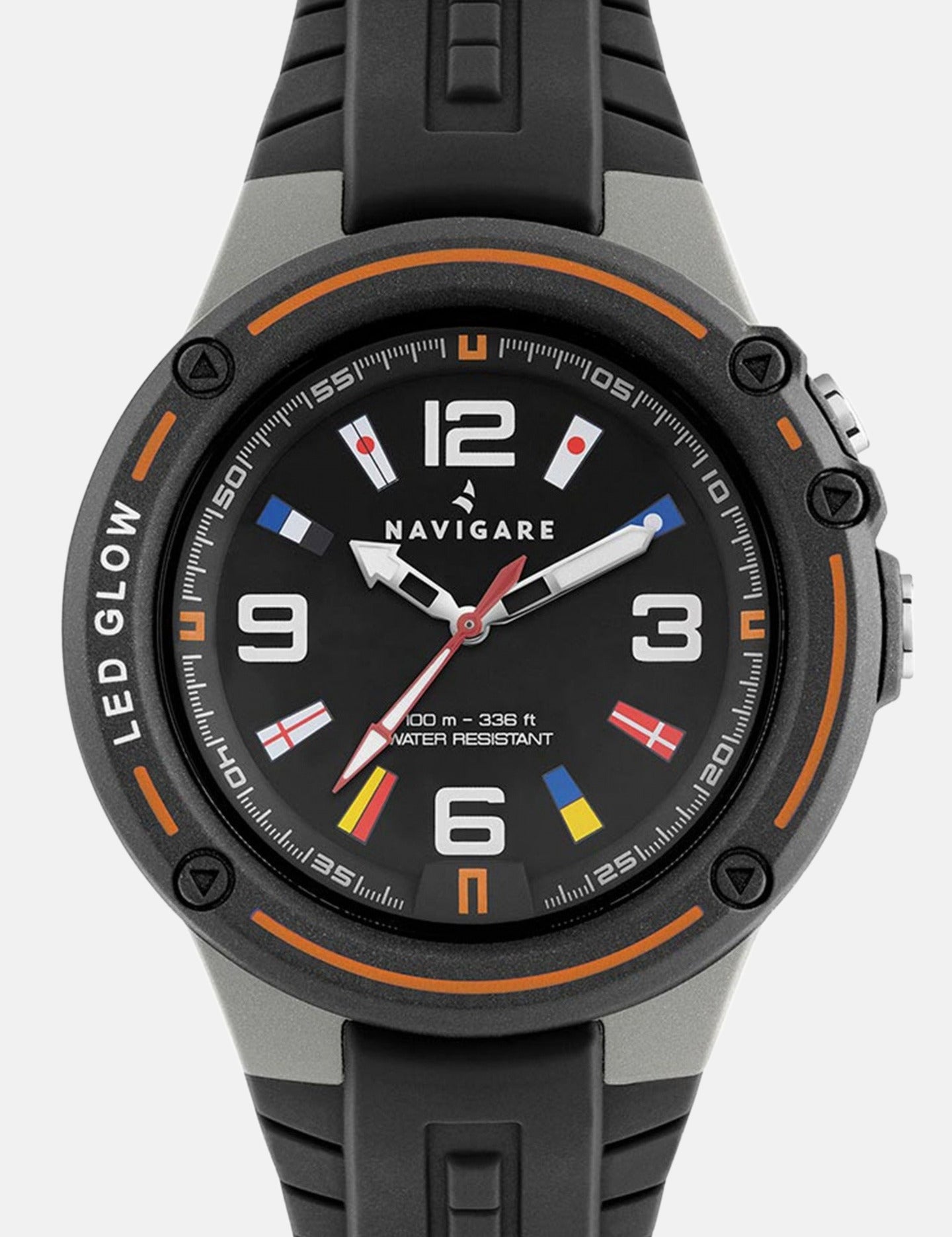 Orologio in Rubber Nero