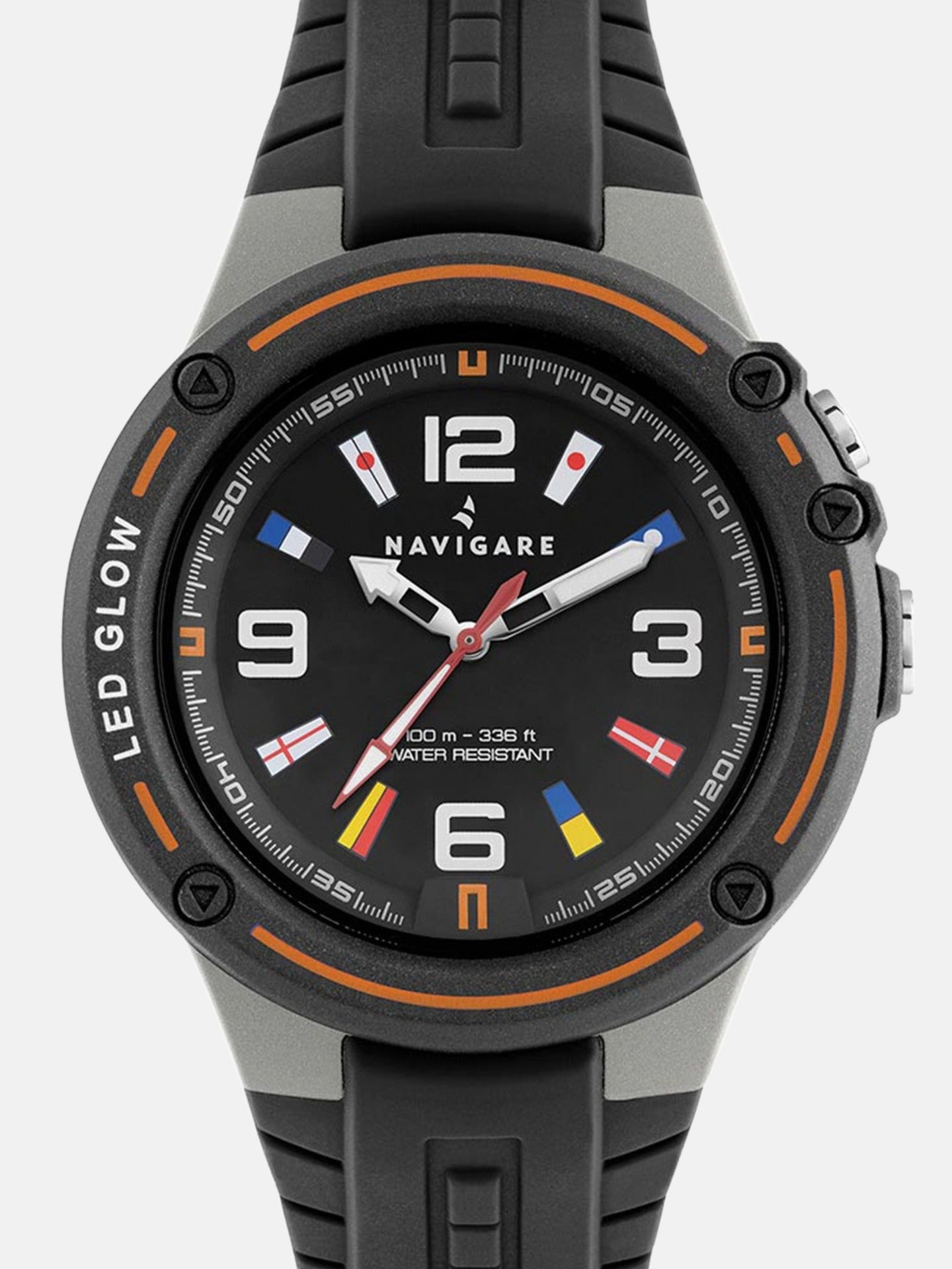 Orologio in Rubber Nero