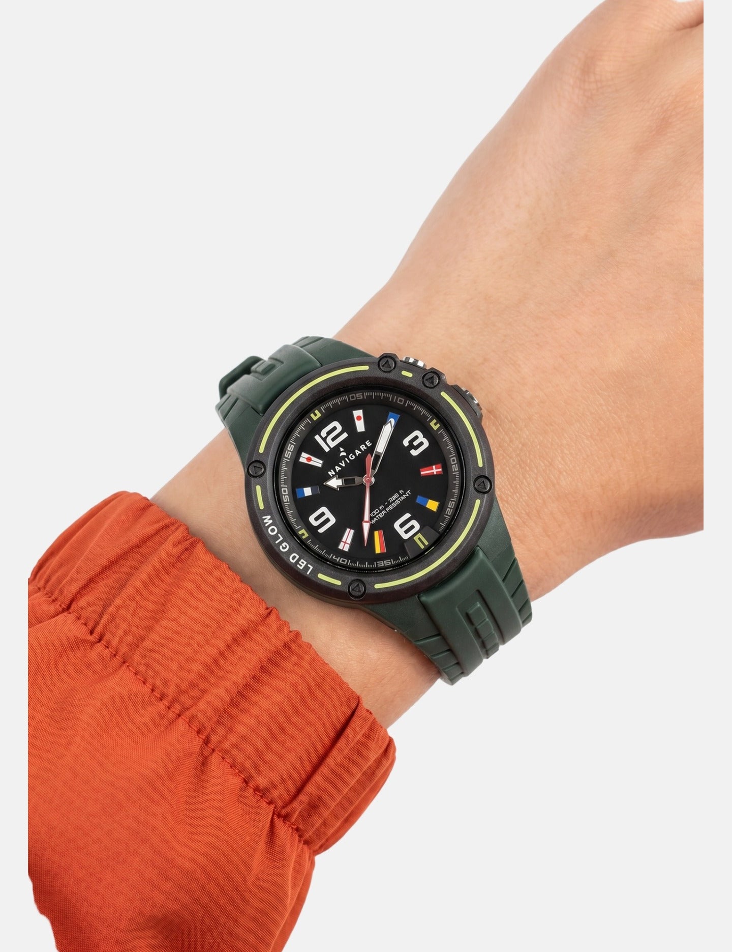 Orologio in Rubber Nero