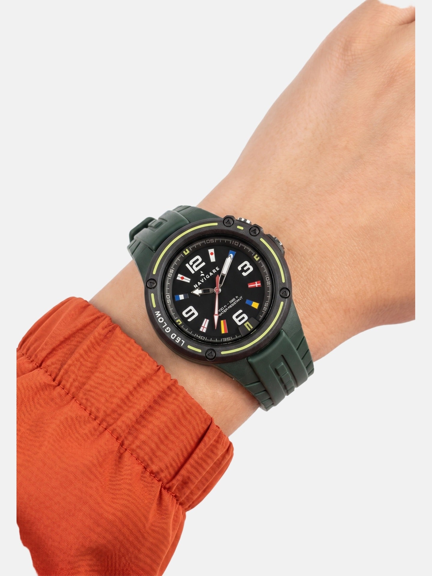 Orologio in Rubber Nero