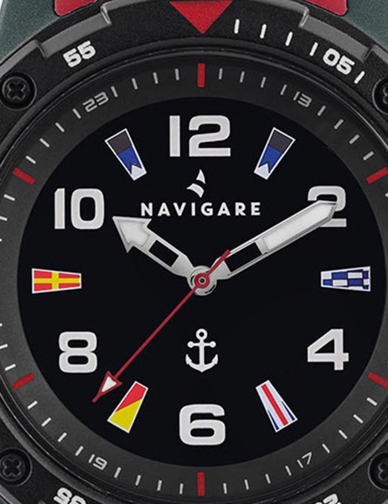 Orologio in Rubber Nero