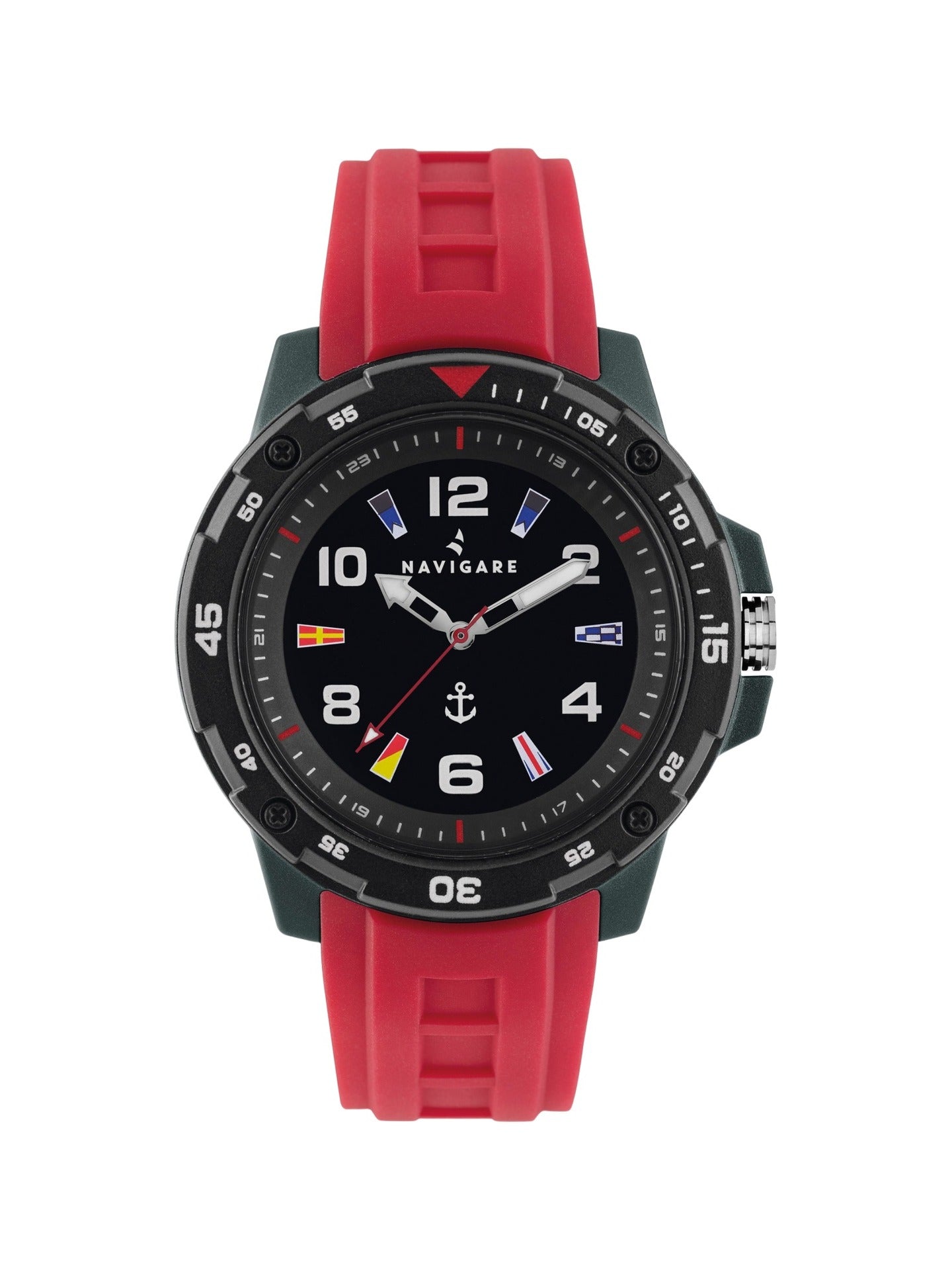 Orologio in Rubber Nero
