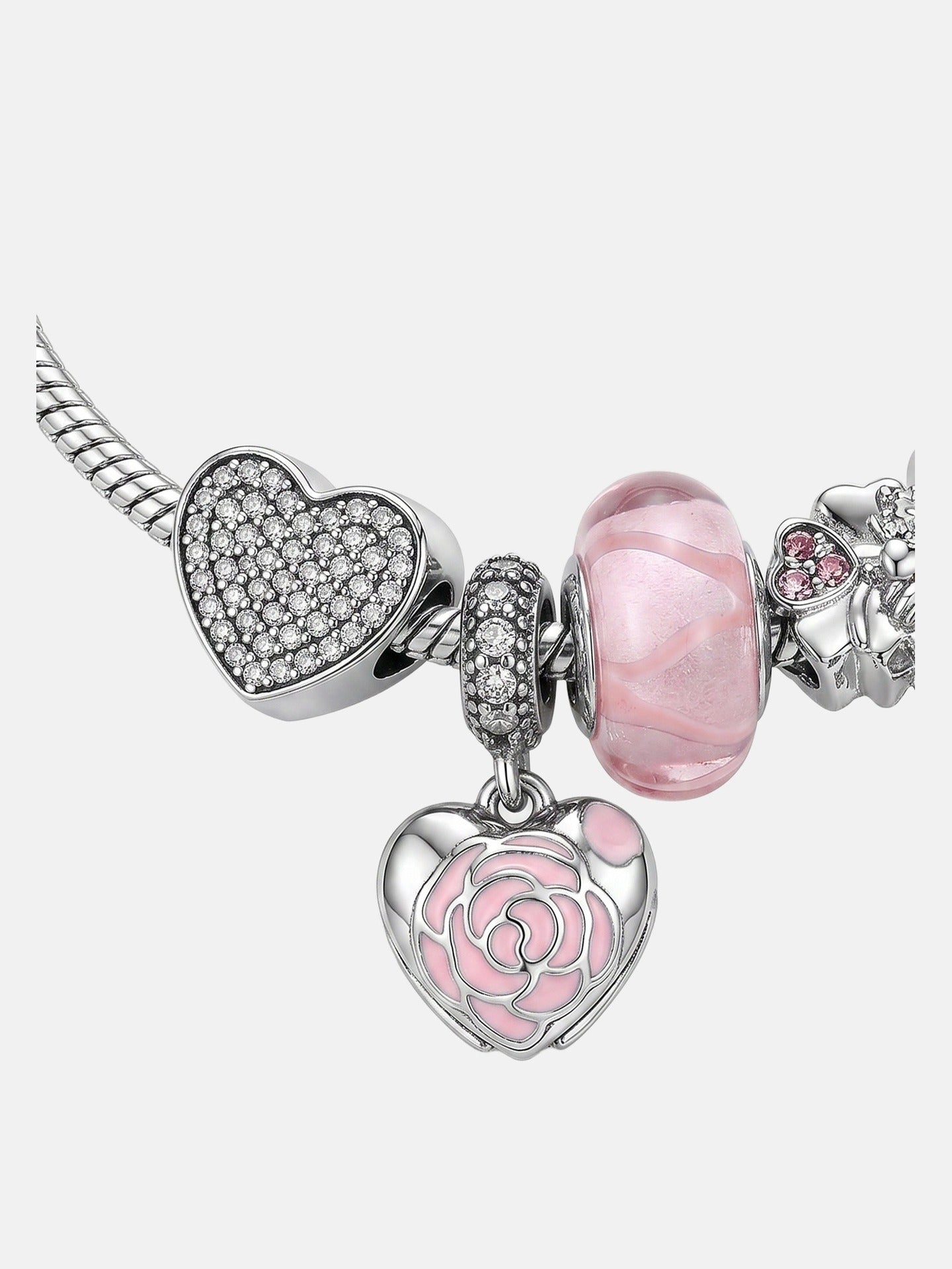 Bracciale in Poliestere Rosa