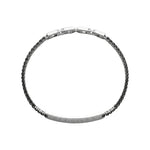Bracciale in Poliestere Grigio Chiaro