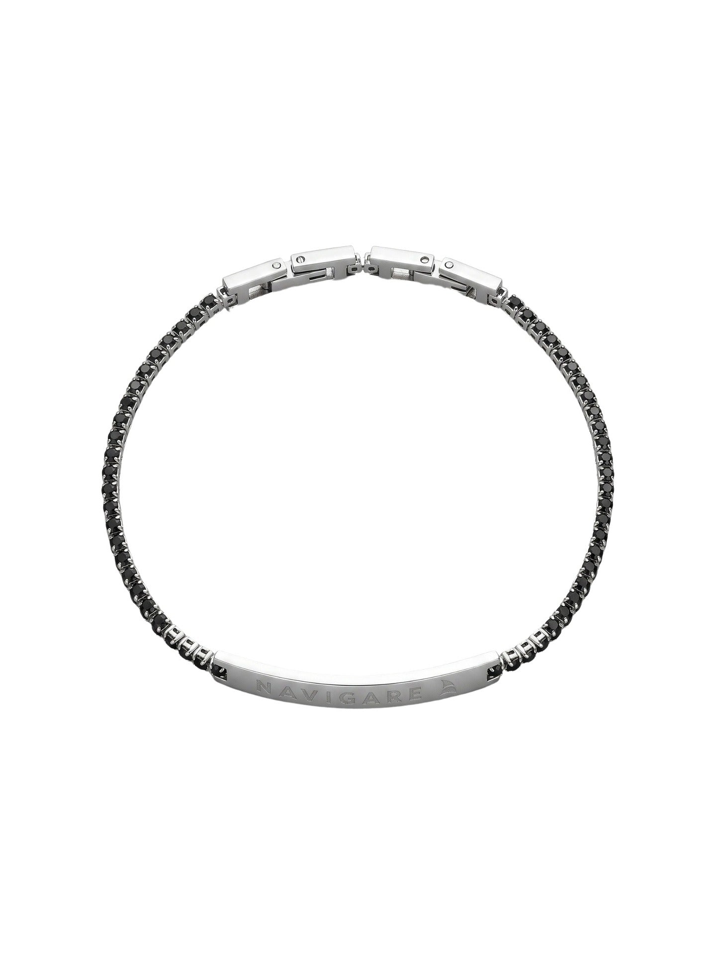 Bracciale in Poliestere Grigio Chiaro