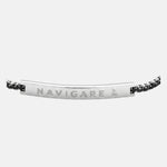 Bracciale in Poliestere Grigio Chiaro