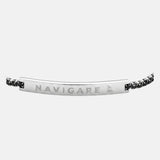 Bracciale in Poliestere Grigio Chiaro