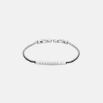 Bracciale in Poliestere Grigio Chiaro