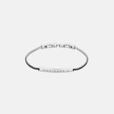 Bracciale in Poliestere Grigio Chiaro