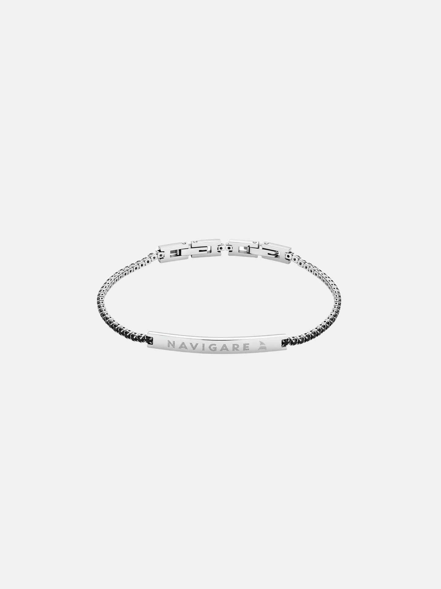 Bracciale in Poliestere Grigio Chiaro