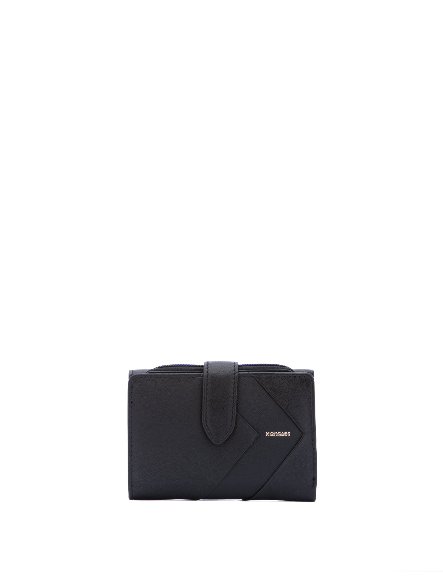 Portafoglio in Pelle Vegana Nero