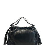 Borsa a Mano in 100% Pu Vegan Leather Nero