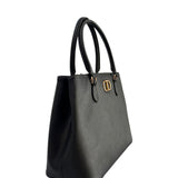 Borsa a Mano in 100% Pu Vegan Leather Nero