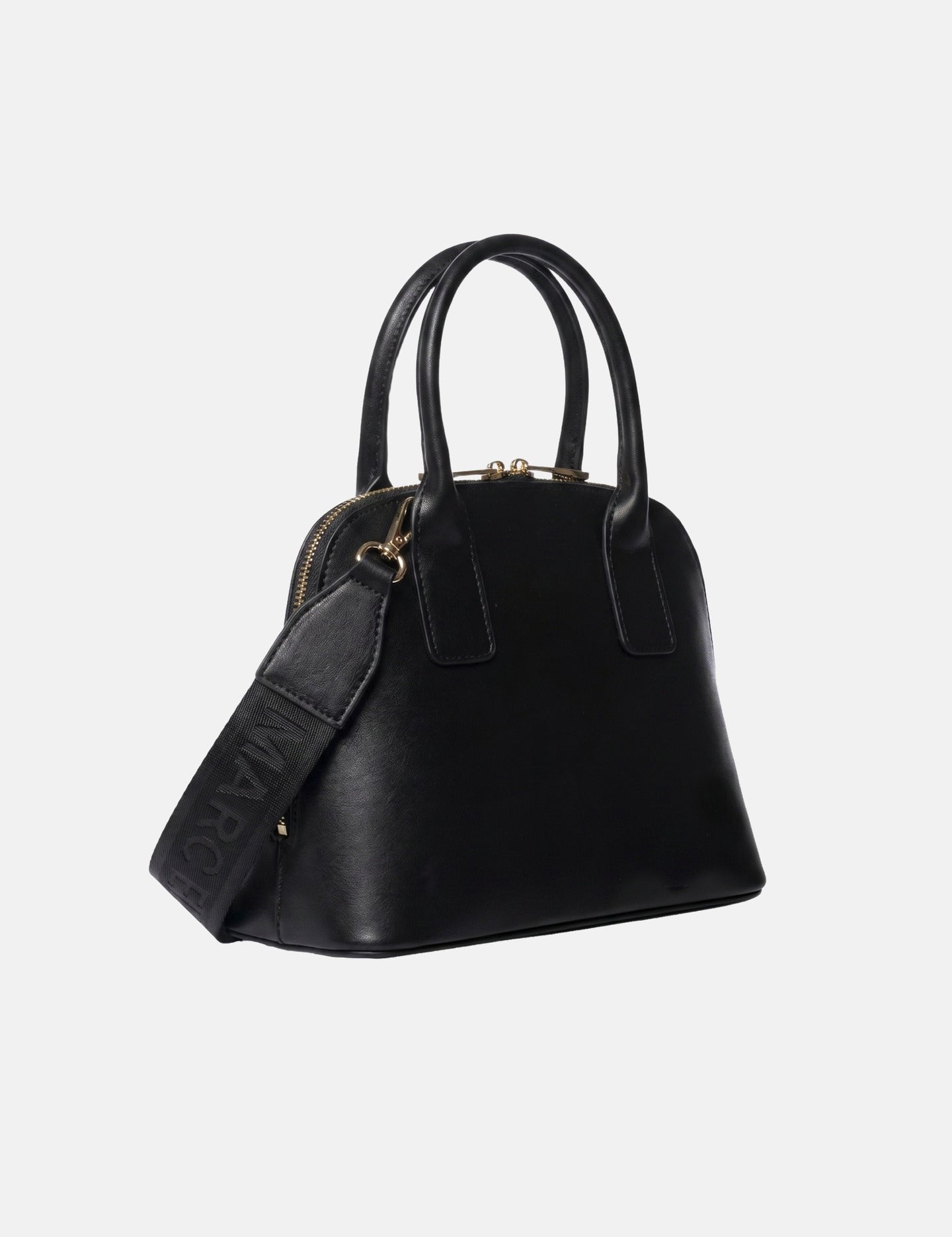 Borsa a Spalla in Pelle Vegana Nero