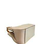 Borsa a Mano in 100% Pu Vegan Leather Bianco