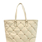 Borsa a Mano in 100% Pu Vegan Leather Bianco