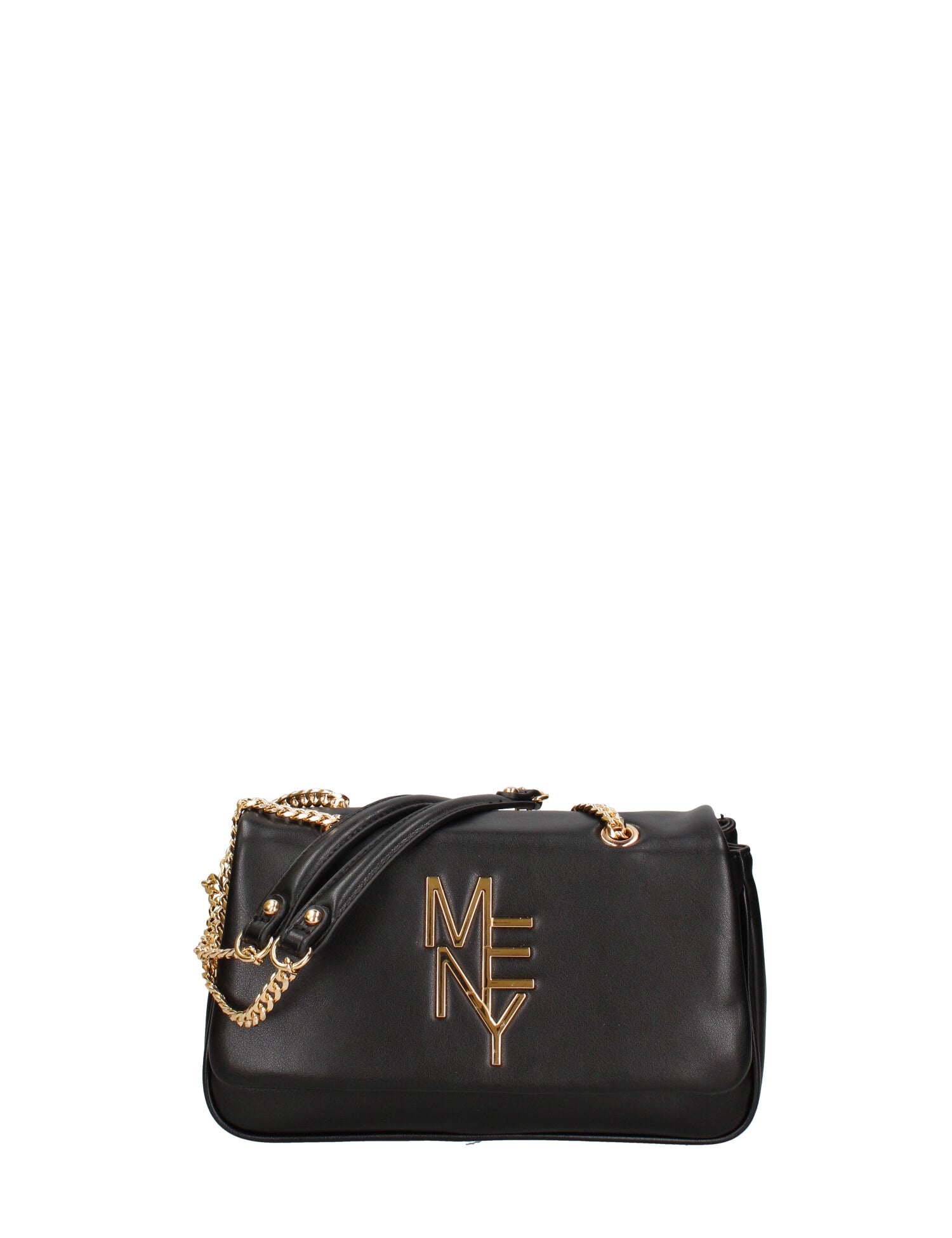 Borsa a spalla da donna 100% PVC NIKITA NY-BLACK-GOLD Marc Ellis