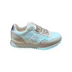 Sneakers Platform in Pelle Vegana Beige