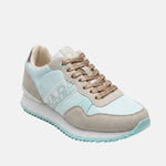 Sneakers Platform in Pelle Vegana Beige