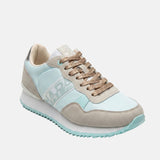 Sneakers Platform in Pelle Vegana Beige