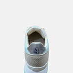 Sneakers Platform in Pelle Vegana Beige