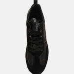 Sneakers Platform in Pelle Vegana Nero