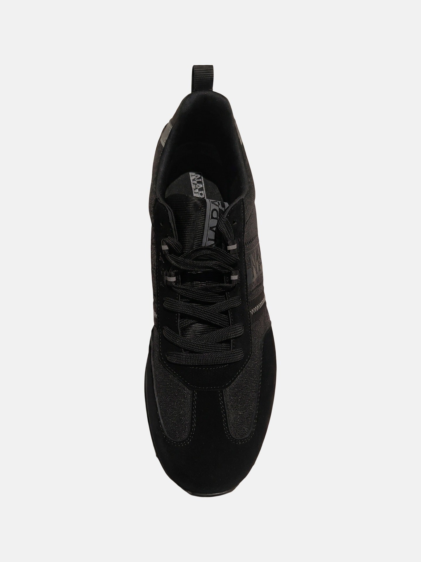 Sneakers Platform in Pelle Vegana Nero