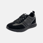 Sneakers Platform in Pelle Vegana Nero