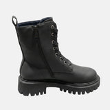Sneakers Platform in Pelle Vegana Nero