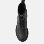 Sneakers Platform in Pelle Vegana Nero