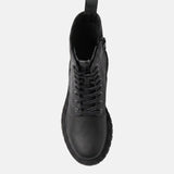 Sneakers Platform in Pelle Vegana Nero