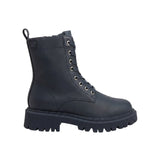 Sneakers Platform in Pelle Vegana Nero