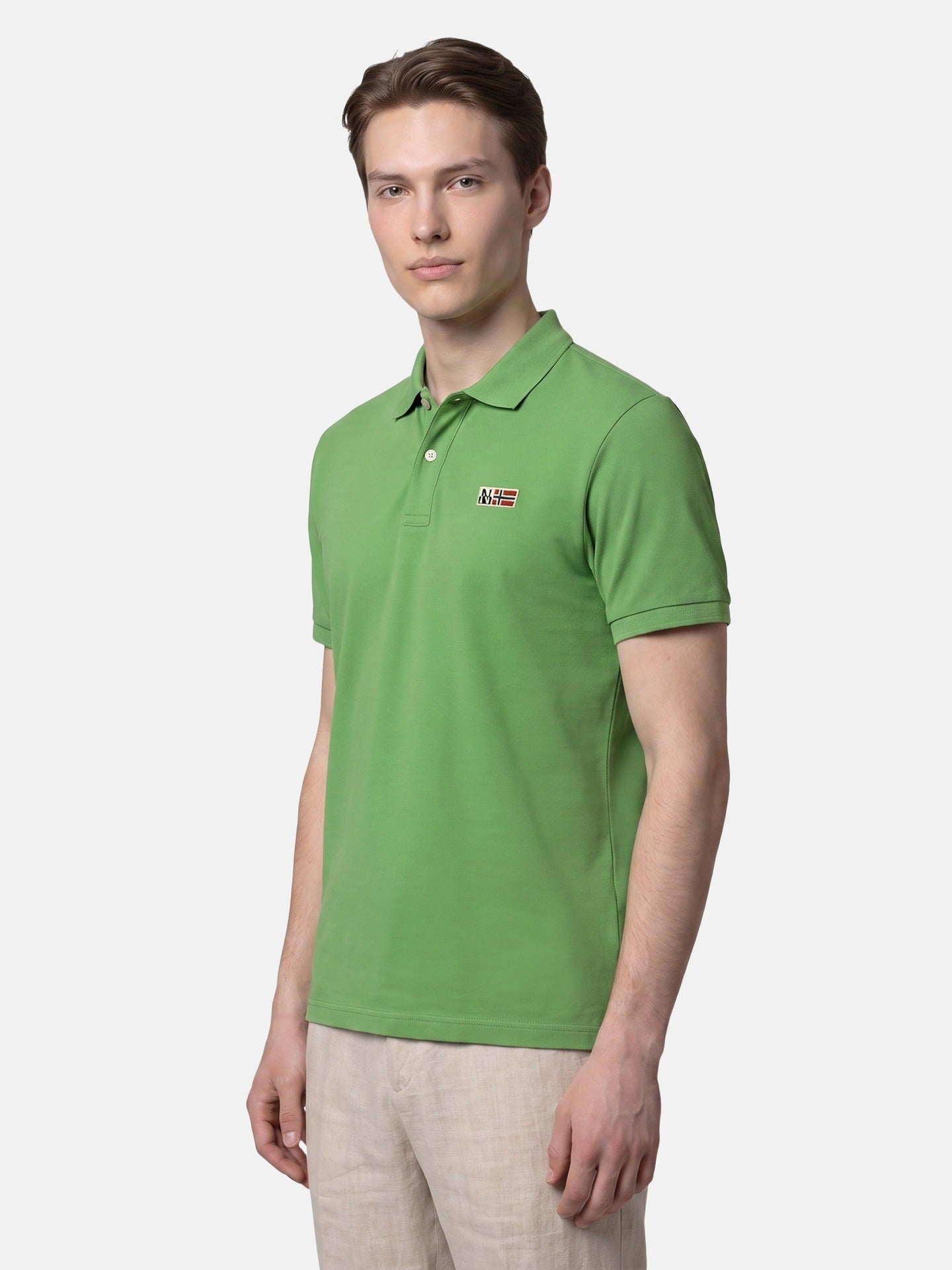 Polo in Cotone Verde