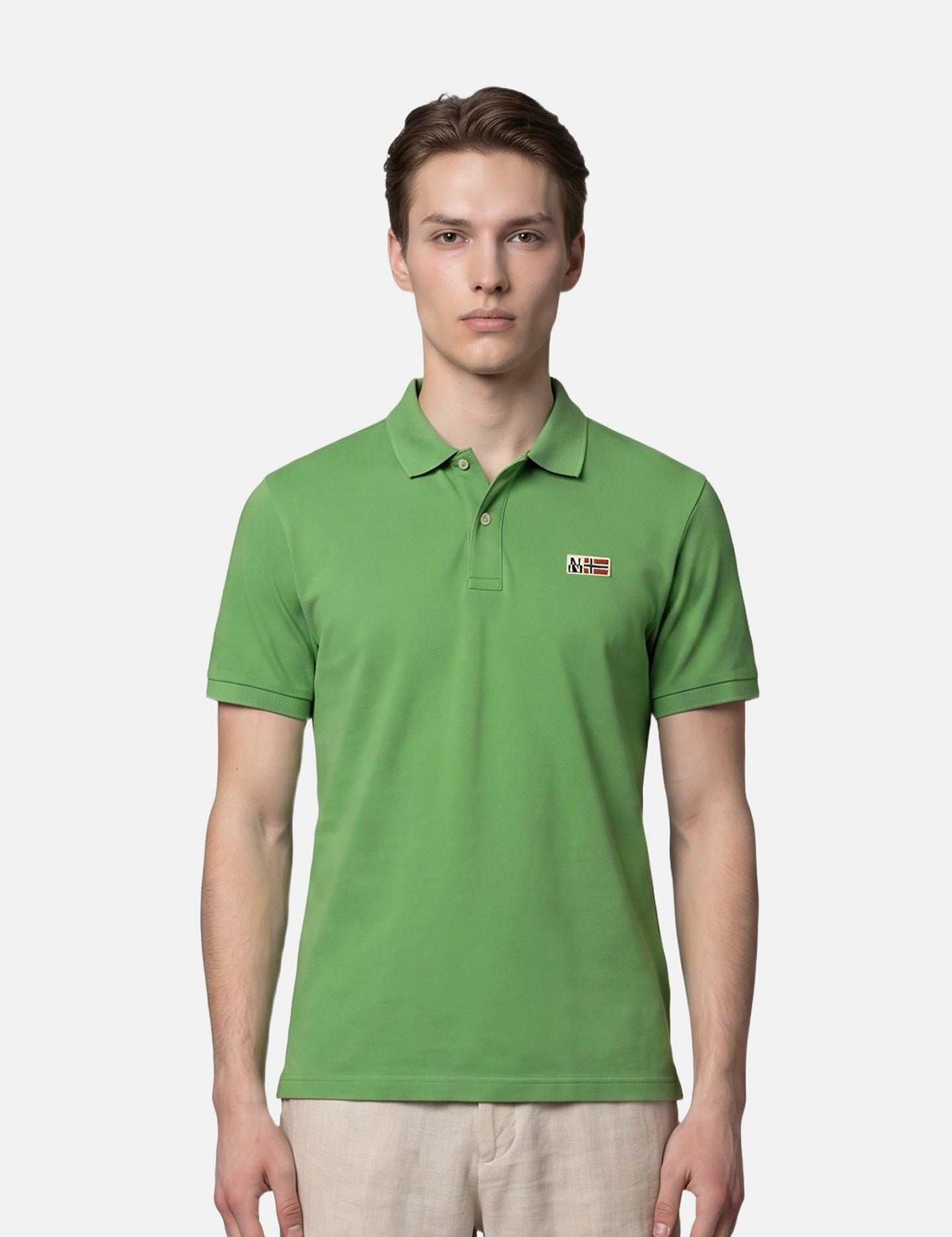 Polo in Cotone Verde